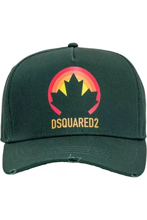 Dsquared2 Baseball Cap Baseballkappe Cap Icon mit Ahornblat Gesticktes Ahornblatt-Motiv, Distressed-Elemente, Verstellbar - Verkäufer: eldigo
