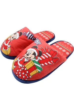 Disney Mickey Maus Kinder Hausschuhe Slipper Pantoffeln Pantoffel Gr. 28 bis 34 - Verkäufer: WS-Trend