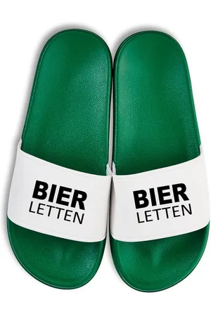 Youth Designz Herren Damen Badelatschen "Bier Letten" Print lustig Geschenk Unisex Badeschuh mit witzigen Aufdruck für Männer und Frauen - Verkäufer: EmDa Trading GmbH