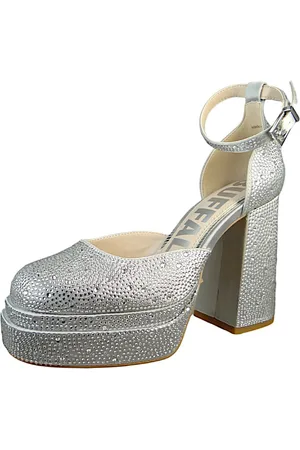 Buffalo 1290180 May Dorsay Vegan Silver Pumps - Verkäufer: Schuhkings