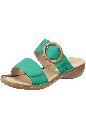 Rieker Damen Pantolette 60894-52 Clog - Verkäufer: DerSchuhhaendler