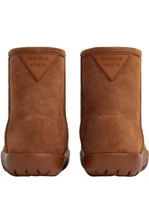 Bottega Veneta Snap Snow Veloursleder Schneestiefel Winterboots Weiches Shearling für extra Wärme und Komfort - Verkäufer: eldigo