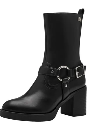 QS by s.Oliver Stiefelette Lederimitat High-Heel-Stiefelette - Verkäufer: S4S Commerce