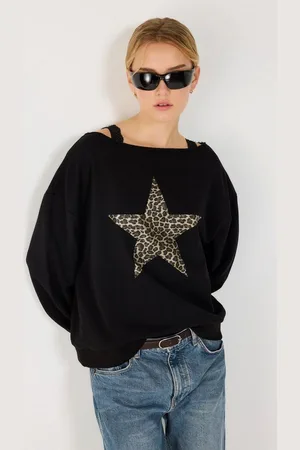 No Matter What Apparel Sweatshirt Sternmuster Bootshals Sweatshirt - Verkäufer: MegaMerchant