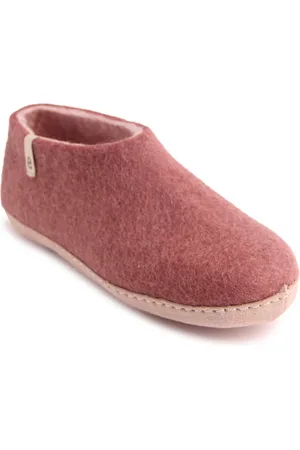 Egos Unisex Filzschuh mit Ledersohle Hausschuh - Verkäufer: scandinavian-lifestyle