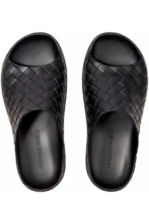 Bottega Veneta Intreccio Sandalen Slides Beebee Schuhe Pantolette Intreccio-Technik, Ergonomische Fußbetten - Verkäufer: eldigo