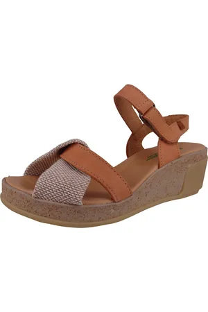 El Naturalista N5038 Leaves Keil Peach Sandale - Verkäufer: Schuhkings