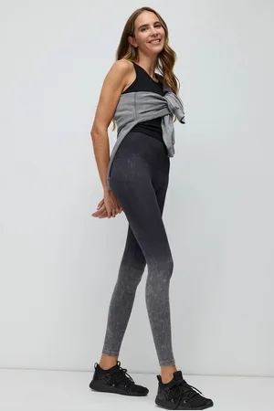 No Matter What Apparel Leggings Hochtaillierte Nahtlose Sportleggings in Anthrazit Flex Stoff - Verkäufer: MegaMerchant