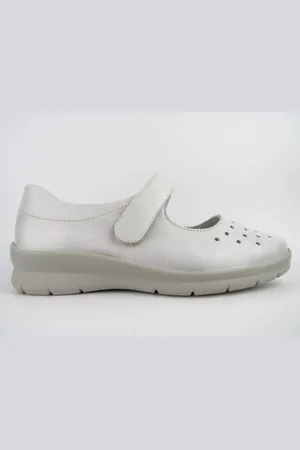 Semler Metall-Nappa offwhite Ballerina Schuhhaus Otto Cronauer