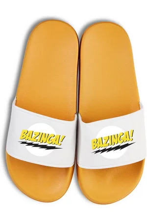 Youth Designz Bazinga Unisex Badelatschen Flip Flops Badeschuh mit lustigen Spruch für Damen und Herren - Verkäufer: EmDa Trading GmbH