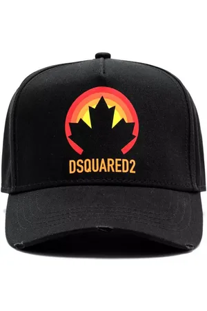 Dsquared2 Baseball Cap Baseballkappe Cap Icon mit Ahornblat Gesticktes Ahornblatt-Motiv, Distressed-Elemente, Verstellbar - Verkäufer: eldigo
