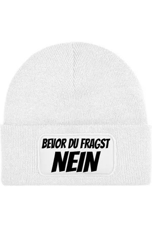 Youth Designz Beanie Herren & Damen unisex Mütze "Bevor Du Fragst NEIN" Print Statement Beanie mit lustigen Aufdruck Geschenk für Männer und Frauen - Verkäufer: EmDa Trading GmbH