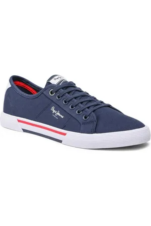 Pepe Jeans Sneakers aus Stoff Brady Men Basic PMS30816 Navy 595 Sneaker - Verkäufer: Modivo_de