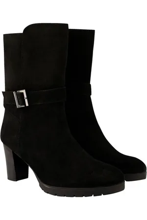 Ulla Popken Leder-Stiefeletten Schnalle Wechselfußbett Weite H Stiefel - Verkäufer: Popken Fashion Group