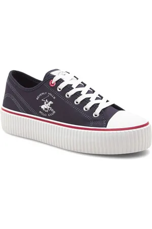 Beverly Hills Polo Club Sneakers aus Stoff Damen W-BHPC027M Dunkelblau Sneaker - Verkäufer: Modivo_de