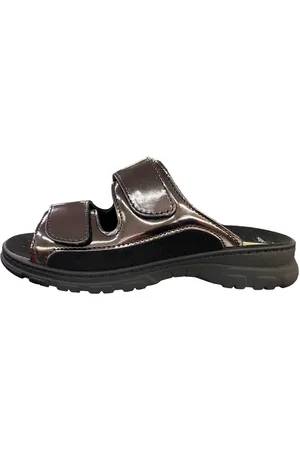 Algemare Damen Pantolette SUPERWEIT-STRETCH 4352-9999 metallic Clog - Verkäufer: DerSchuhhaendler
