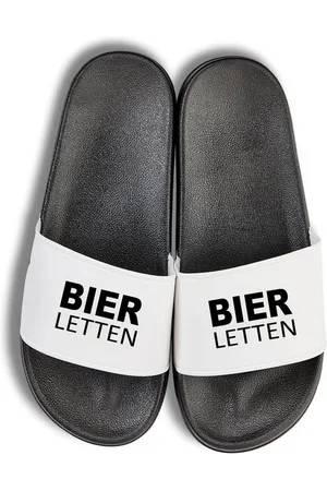 Youth Designz Herren Damen Badelatschen "Bier Letten" Print lustig Geschenk Unisex Badeschuh mit witzigen Aufdruck für Männer und Frauen - Verkäufer: EmDa Trading GmbH