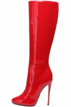 Giaro [D2C] BRANDY RED SHINY Stiefel - Verkäufer: schuhplus - Schuhe in Übergrößen