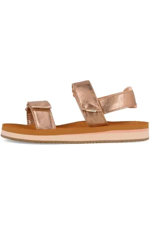 TOMS Ray Natural Champagne Shimmer Synthetic EUR 36.5 Sandale - Verkäufer: Schuhdealer
