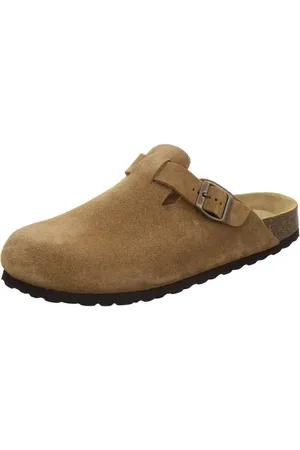 Afs 390084 Clogs Pantolette für Herren aus Leder mit Fußbett, Hausschuhe Made in Germany - Verkäufer: