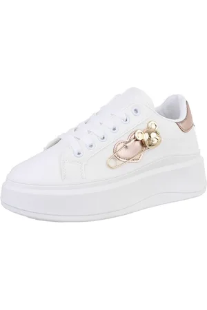 Ital-Design Damen Low-Top Freizeit Sneaker (88460333) Keilabsatz/Wedge Sneakers Low in - Verkäufer: