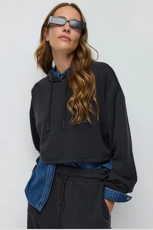 No Matter What Apparel Sweatshirt Weiches Kapuzen-Crop-Sweatshirt - Verkäufer: MegaMerchant
