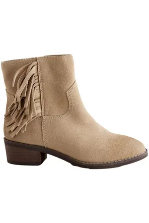 Next Westernstiefel aus Veloursleder mit Fransen Westernstiefelette (1-tlg) - Verkäufer: Germany GmbH