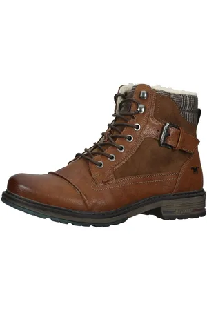 Mustang Stiefelette Lederimitat/Textil Schnürstiefelette - Verkäufer: S4S Commerce