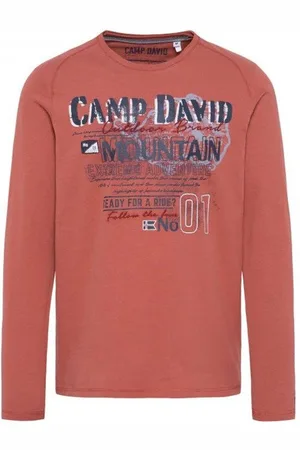 Camp David Longsleeve mit Used Print und Stickereien - Verkäufer: eleven.one