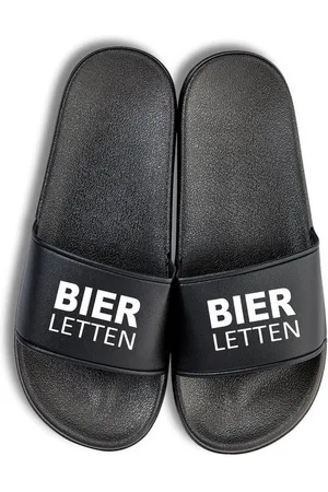 Youth Designz Herren Damen Badelatschen "Bier Letten" Print lustig Geschenk Unisex Badeschuh mit witzigen Aufdruck für Männer und Frauen - Verkäufer: EmDa Trading GmbH