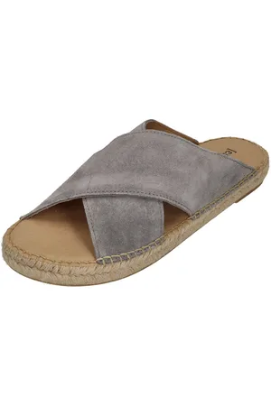 Espadrij l´originale CROISETTE VELOUR MEN Keilpantolette Asphalt - Verkäufer: Shoedeal Jana Sievers e.K.