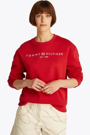 Tommy Hilfiger Sweatshirt MDRN REG CORP LOGO C-NK SWTSHRT mit Logoschriftzug