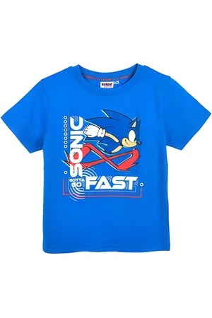 Sonic The Hedgehog Print-Shirt Kinder Junge kurzarm T-Shirt Shirt 100% Baumwolle, Gr. 98 bis 128 - Verkäufer: WS-Trend