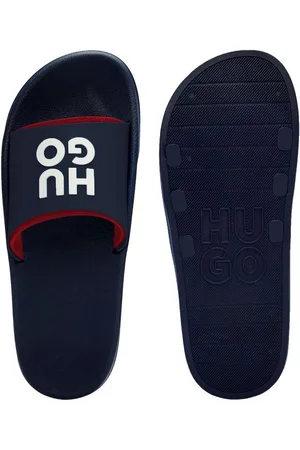 HUGO BOSS Nil Slid Badepantolette mit weichem Textil-Innenfutter - Verkäufer: bonvenon