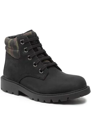 Geox Schnürstiefeletten J Shaylax B. B J16FAB 04515 C9B3Y S Black/Mimetic Schnürstiefelette - Verkäufer: Modivo_de