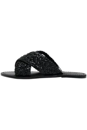 ONLY ONLMARINA LEATHER BRAIDED SLIPPER Slipper - Verkäufer: RETURN