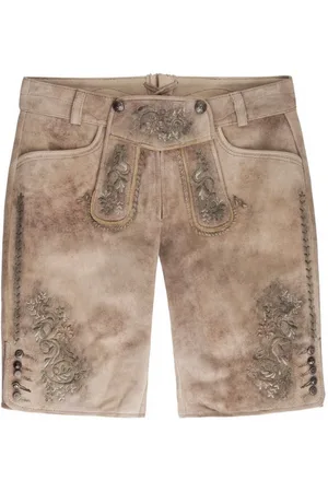 SPIETH & WENSKY Lederhose Trachtenlederhose Damen - FLORIANE - birke/ - Verkäufer: Alpenwahnsinn Tracht & Lifestyle