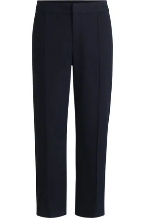 HUGO BOSS Chinohose C_Teresita1-D mit Schlitz am Saum