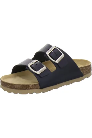 Afs 110050 Zweischnaller Pantolette für Jungen mit Fußbett, bequeme Sandalen aus Leder - Verkäufer: