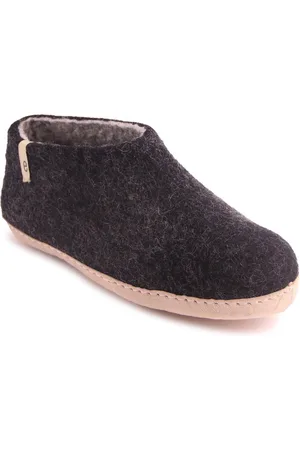 Egos Unisex Filzschuh mit Ledersohle Hausschuh - Verkäufer: scandinavian-lifestyle