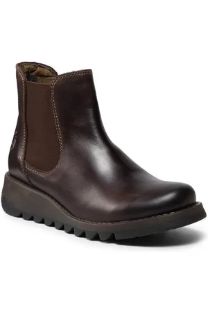 Fly London Klassische Stiefeletten Salv P143195001 Dk Brown Stiefel - Verkäufer: Modivo_de