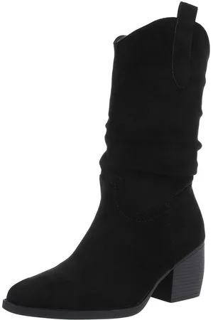 Ital-Design Damen Cowboyboots Western Westernstiefel (88519489) Blockabsatz Stiefel in - Verkäufer: