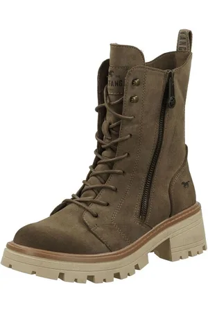 Mustang Stiefelette Lederimitat Schnürstiefelette - Verkäufer: S4S Commerce
