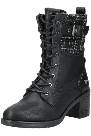 Mustang Stiefelette Lederimitat/Textil Schnürstiefelette - Verkäufer: S4S Commerce