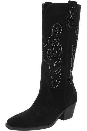Ital-Design Damen Cowboyboots Western Westernstiefel (87284165) Blockabsatz Western- & Bikerstiefel in - Verkäufer: