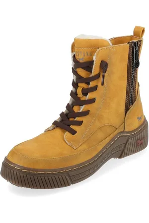 Mustang Stiefelette Lederimitat Schnürstiefelette - Verkäufer: S4S Commerce