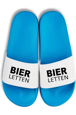 Youth Designz Herren Damen Badelatschen "Bier Letten" Print lustig Geschenk Unisex Badeschuh mit witzigen Aufdruck für Männer und Frauen - Verkäufer: EmDa Trading GmbH