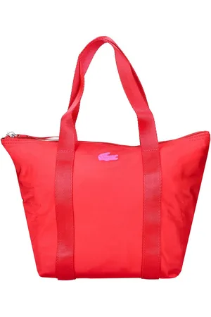 Lacoste Umhängetasche Izzie - Shopper XS aus Nylon 23 cm (pompier rose fluo) - Verkäufer: Markenkoffer