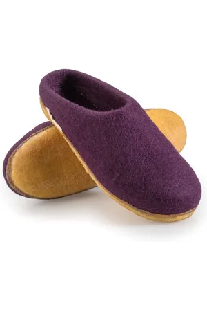 naturling Damen Slipper Hausschuh (flache Pantoffel mit) rutschfeste Kautschuksohle - Verkäufer: C2M COMMERCE