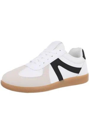 Ital-Design Damen Low-Top Freizeit Sneaker (87118310) Flach Sneakers Low in Weiß - Verkäufer: